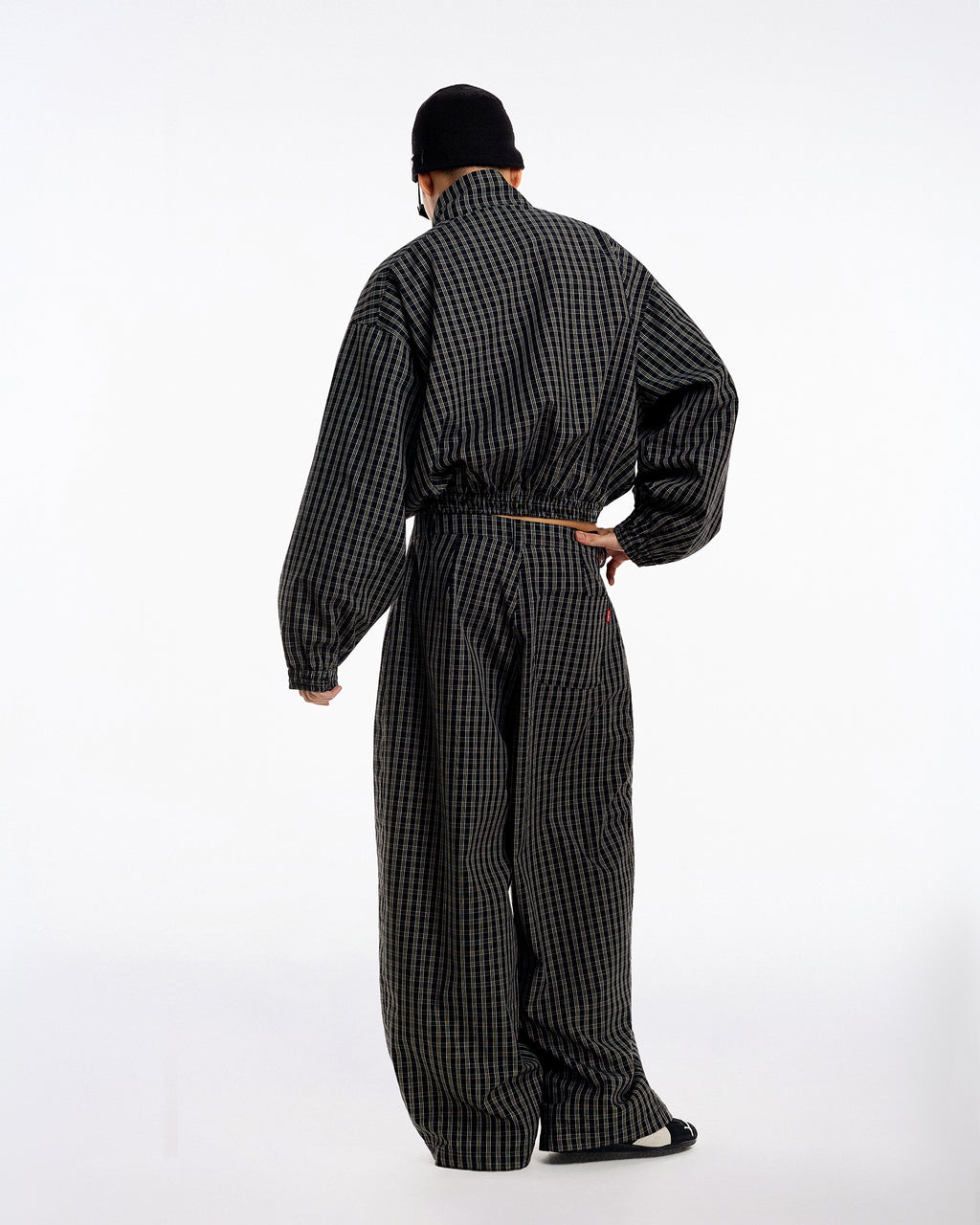Gingham Uniform Set - Golden Noir - Push Push