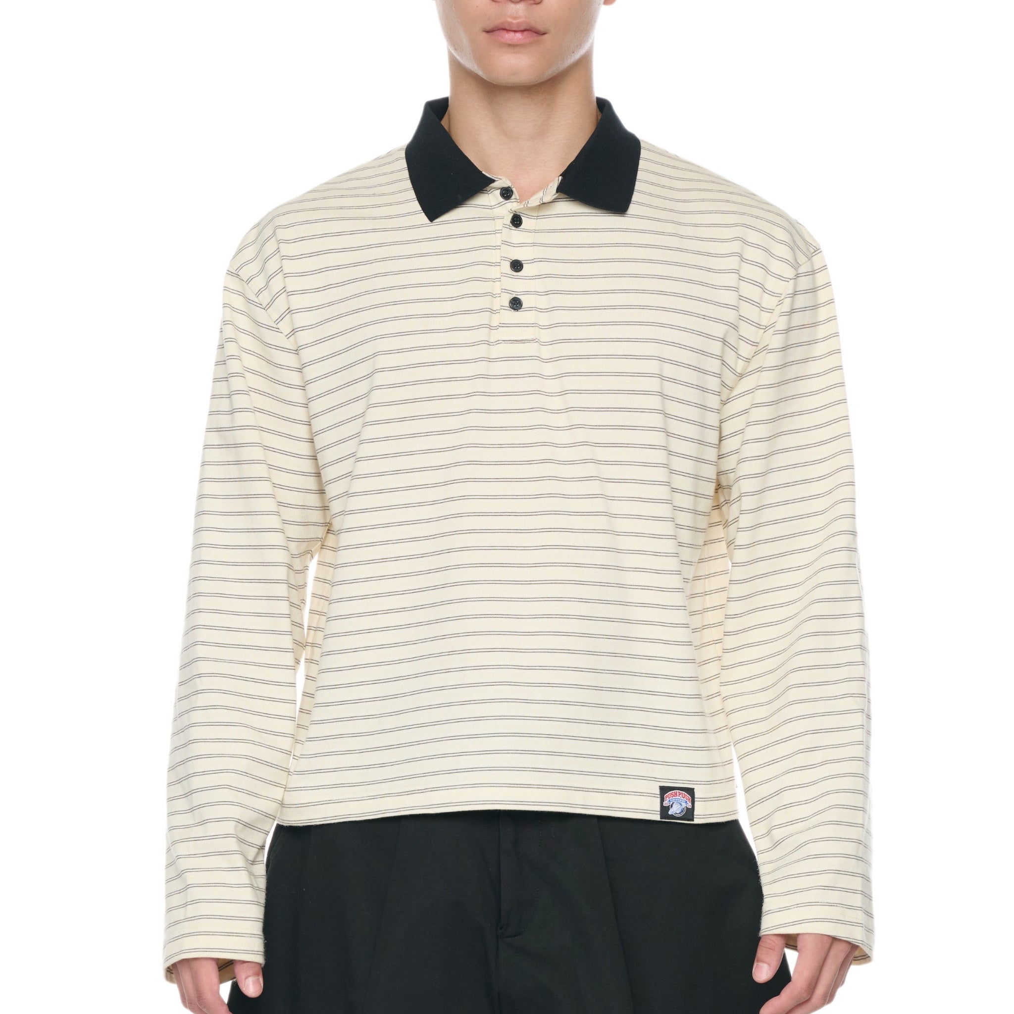 NOA Striped Polo Tee