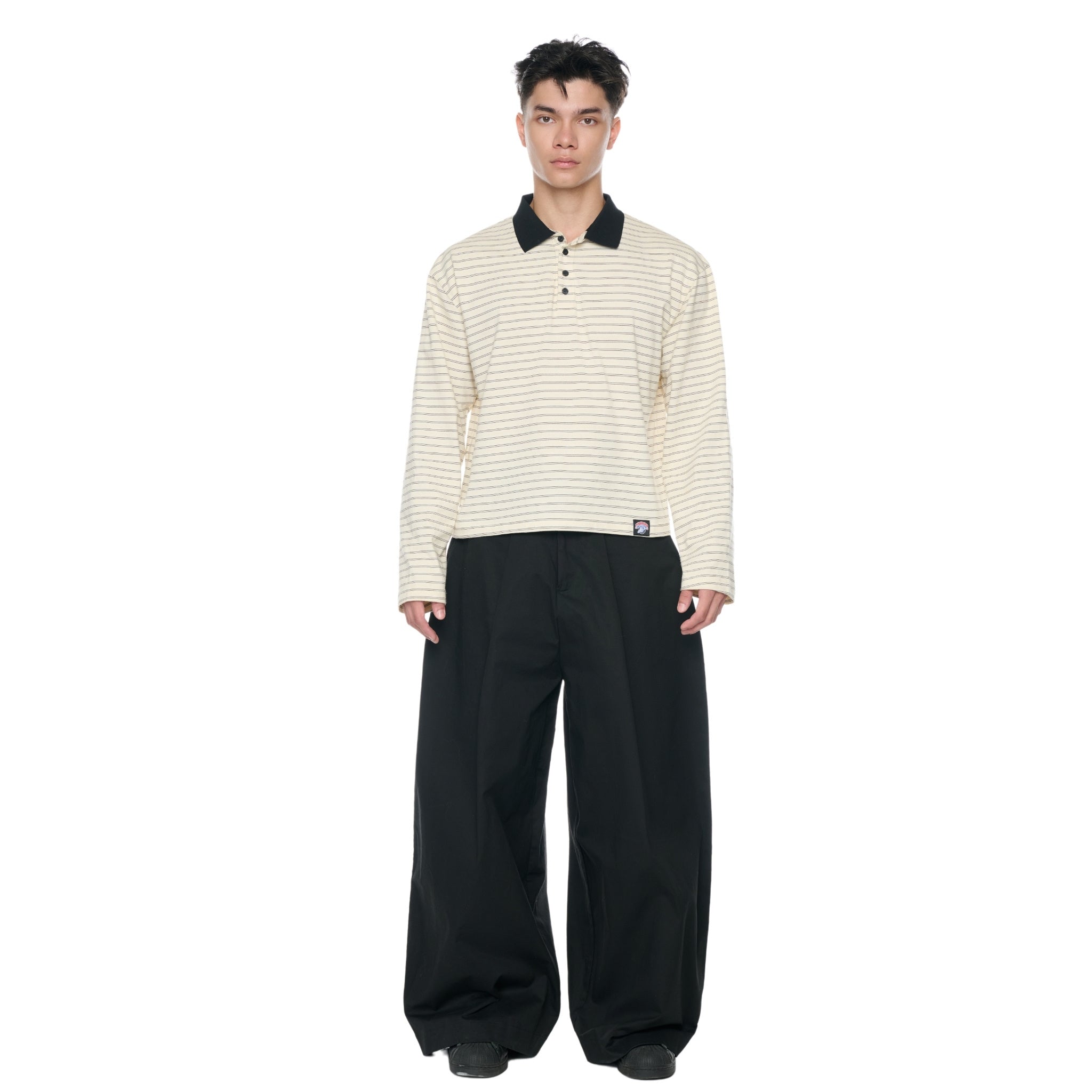 NOA Striped Polo Tee