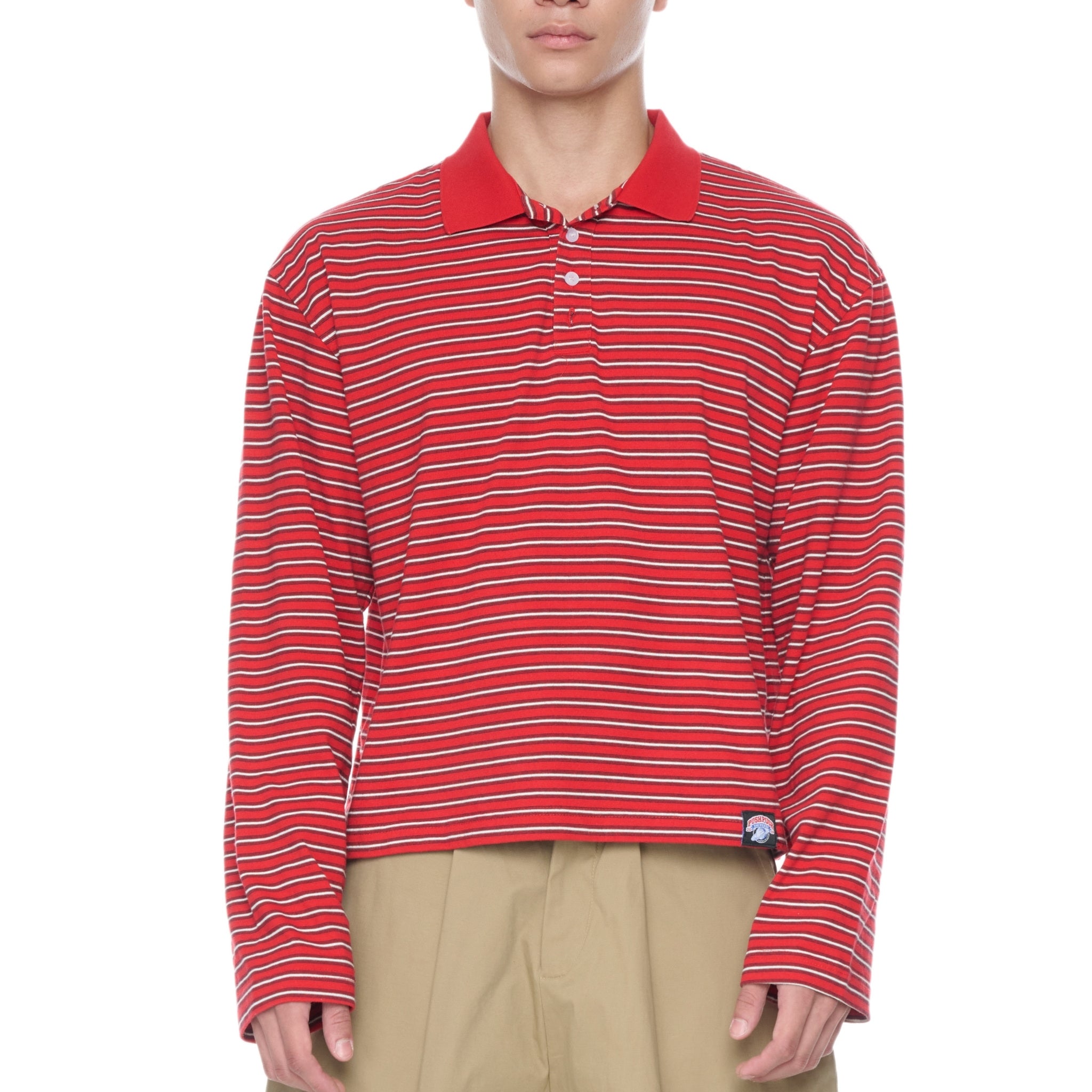OLLY Striped Polo Tee