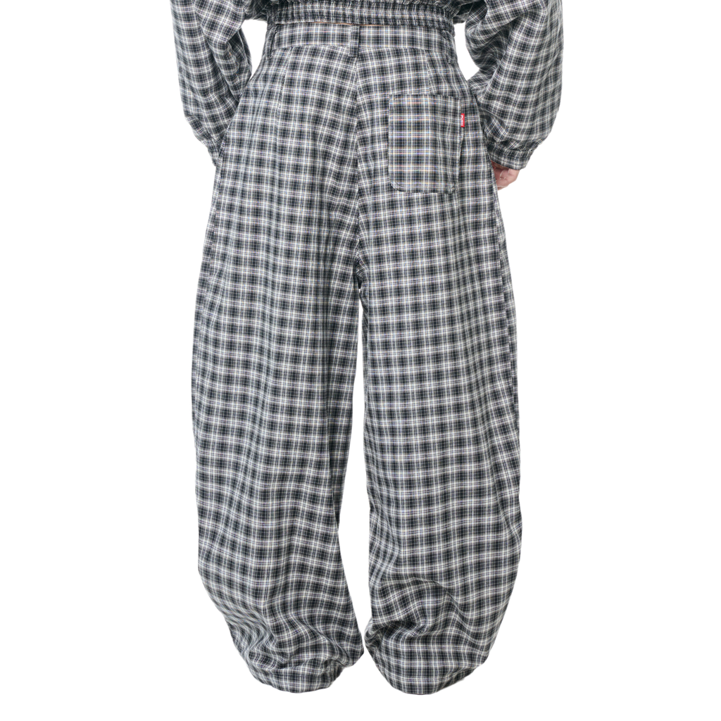Gingham Wide Pants