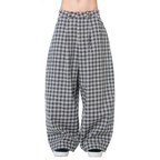 Gingham Wide Pants