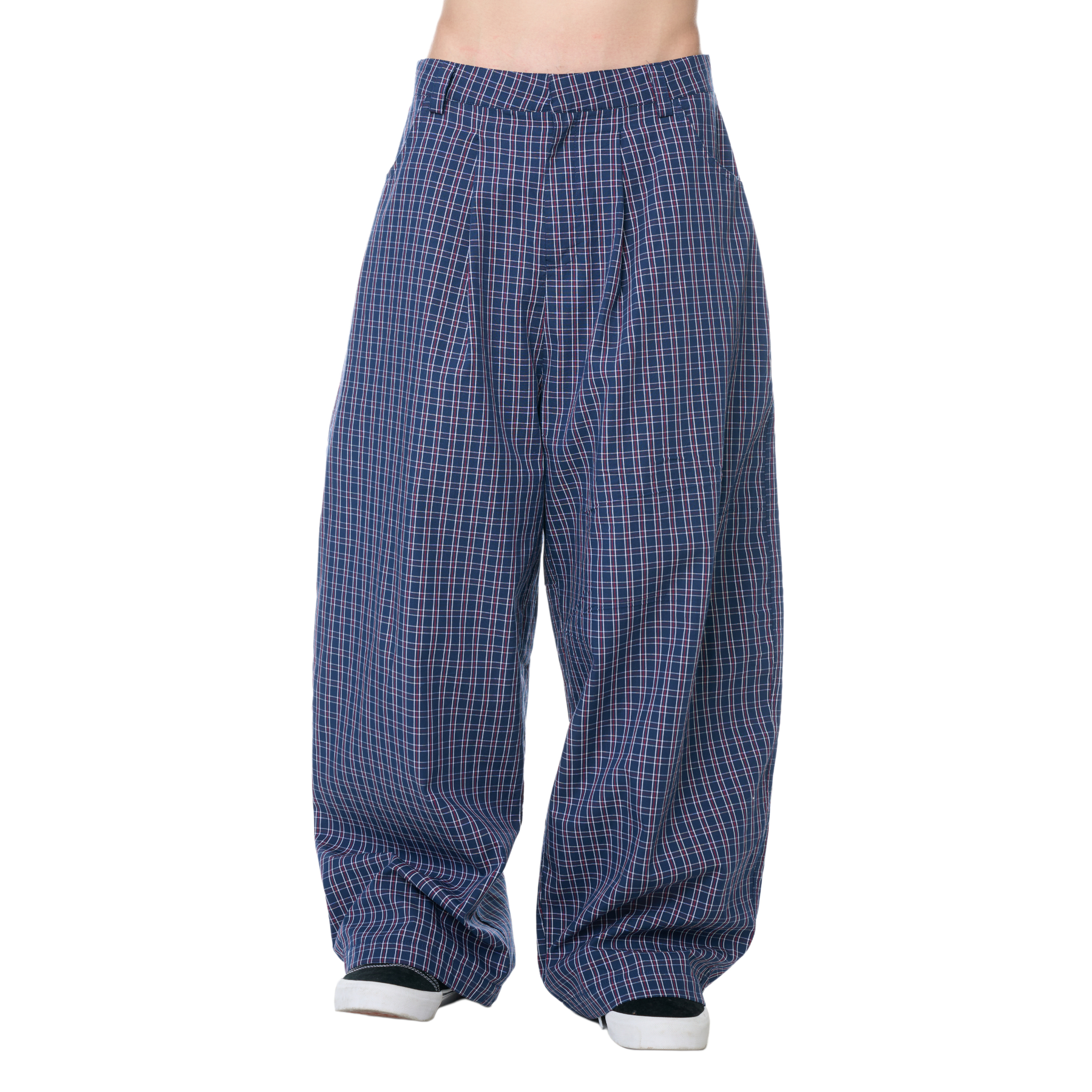 Gingham Wide Pants