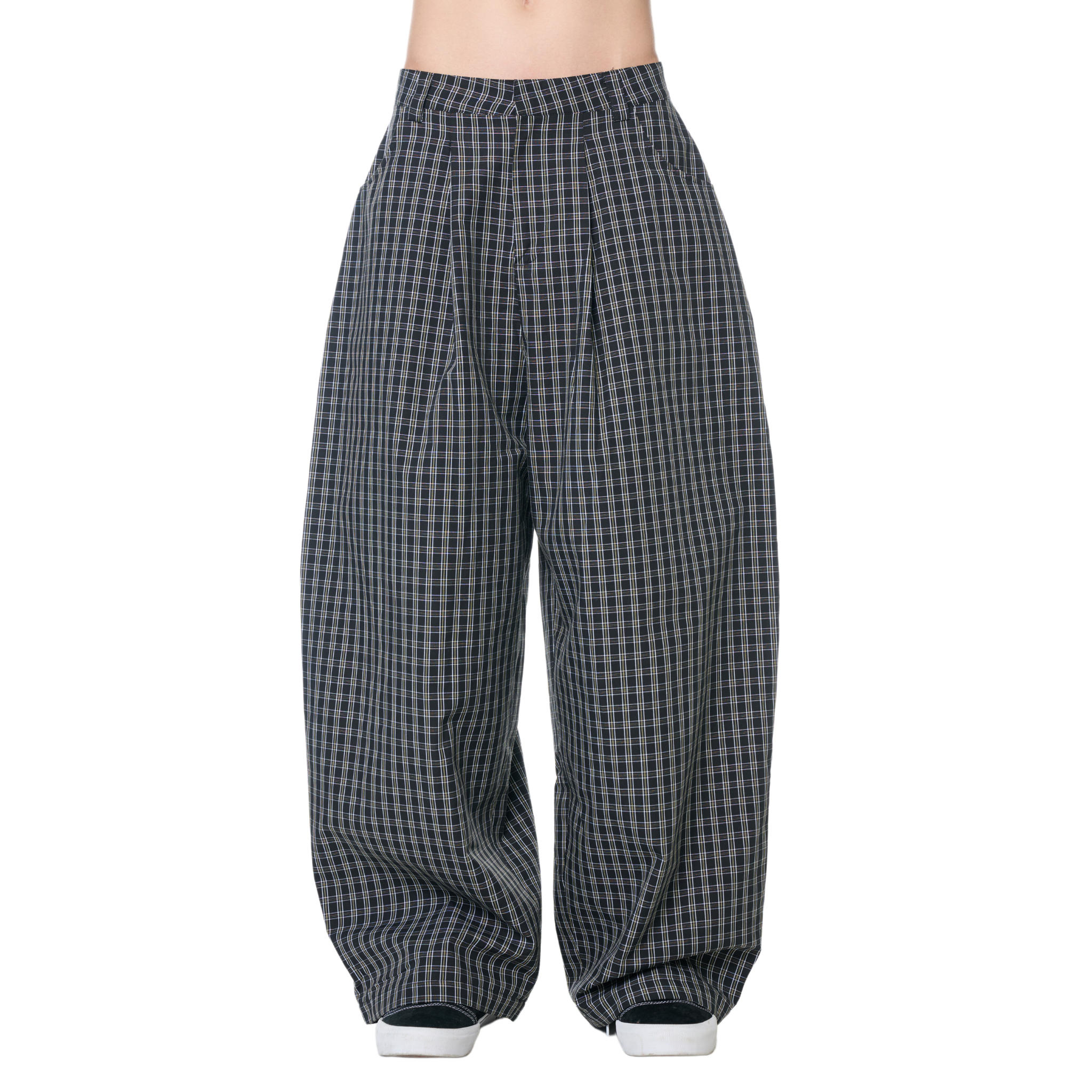 Gingham Wide Pants