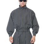Gingham Zip Jacket