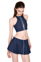 PUSHIE STRIPED CORSET - Push Push