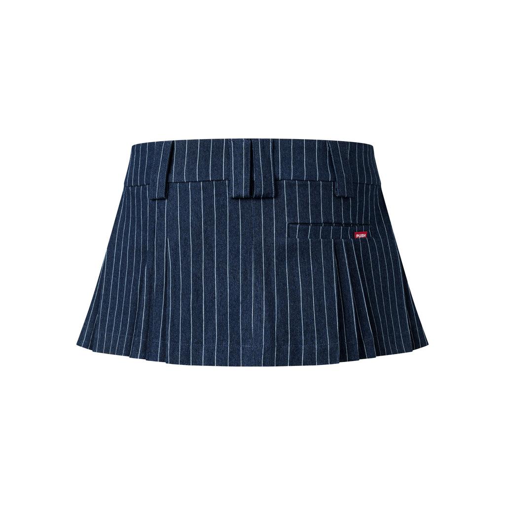 PUSHIE STRIPED MINI SKIRT - Push Push