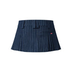 PUSHIE STRIPED MINI SKIRT - Push Push