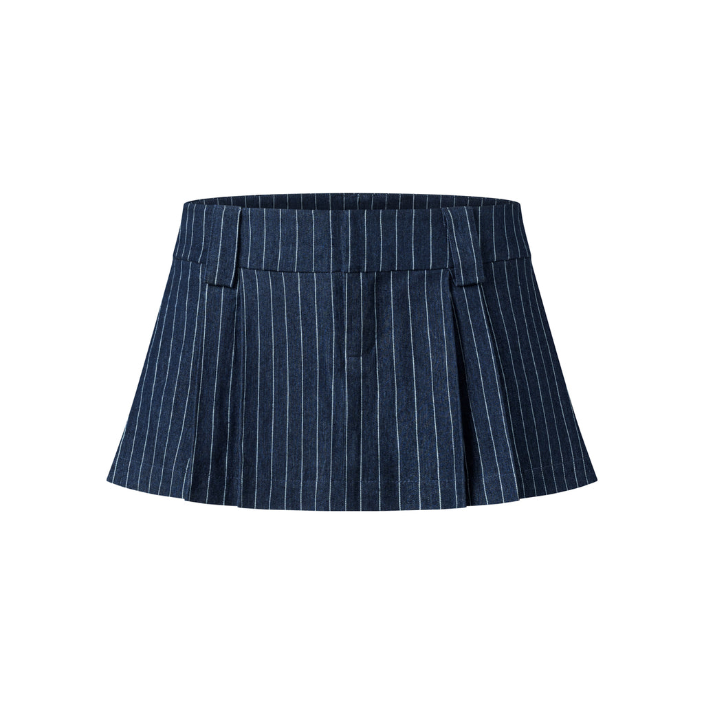 PUSHIE STRIPED MINI SKIRT - Push Push
