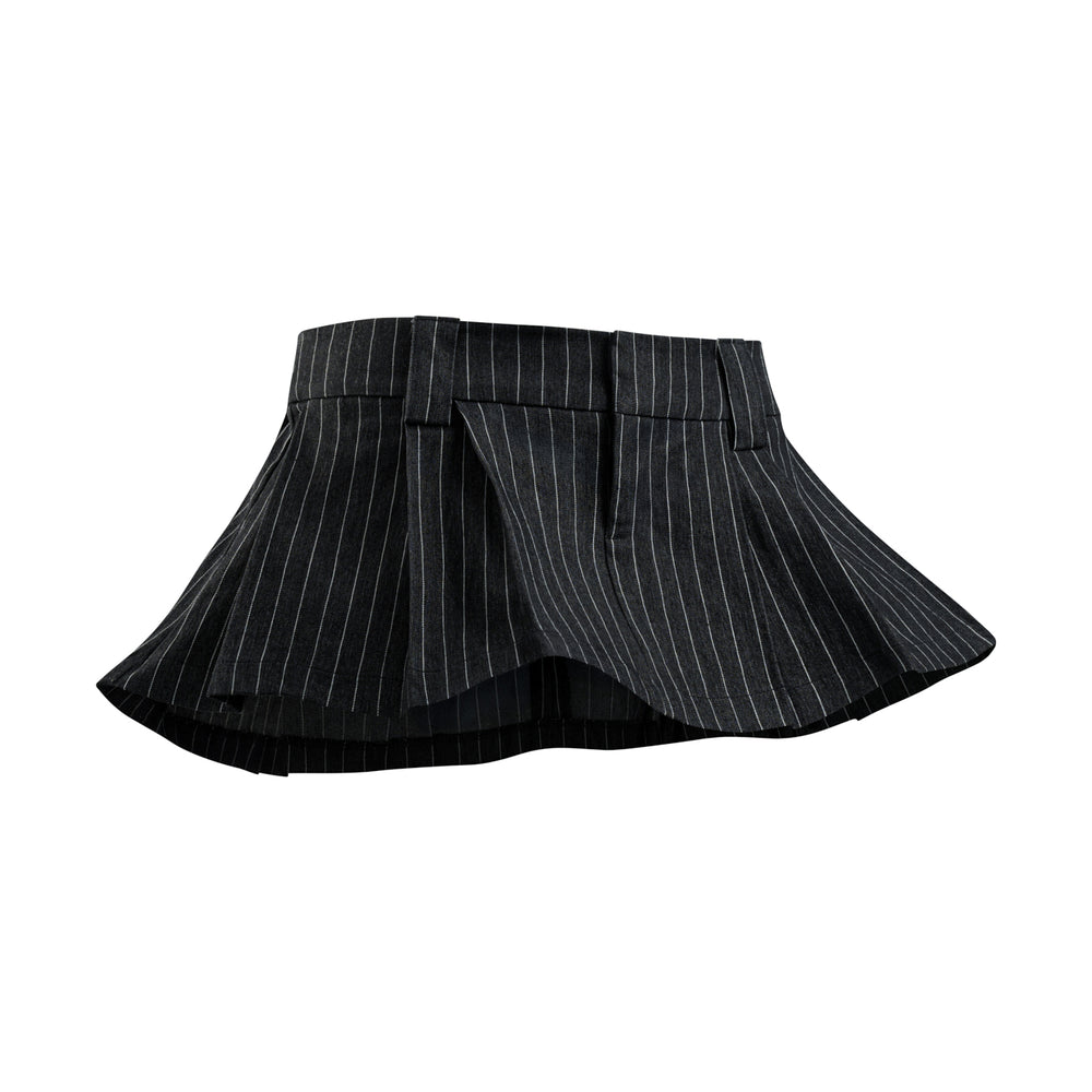 PUSHIE STRIPED MINI SKIRT - Push Push