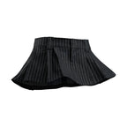 PUSHIE STRIPED MINI SKIRT - Push Push