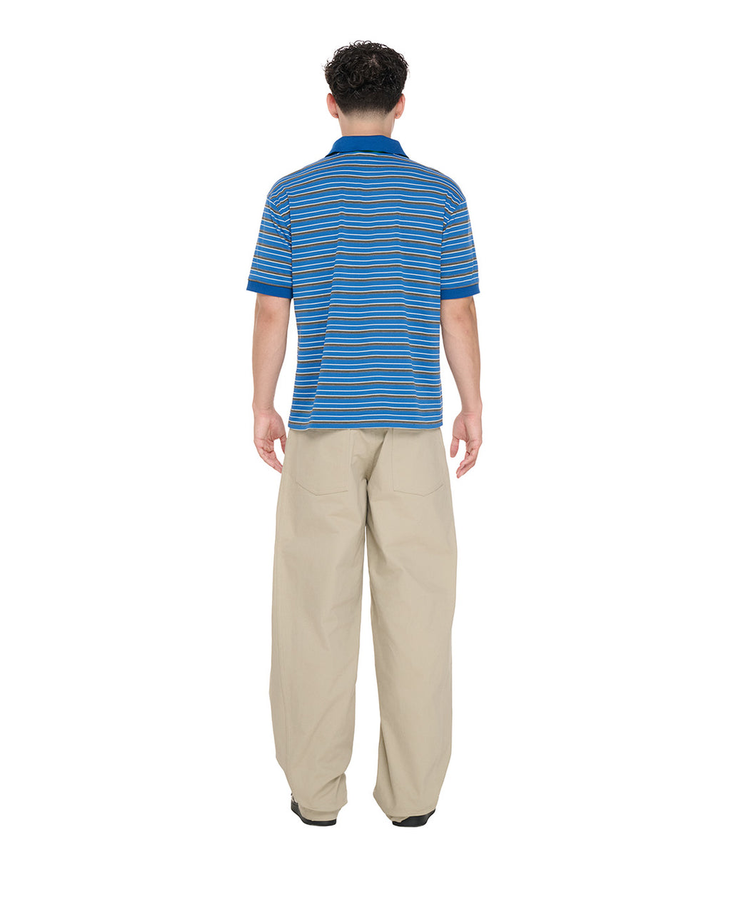 PP Buck Pants, Beige – back view on model