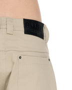 PP Buck Pants, Beige – back patch detail