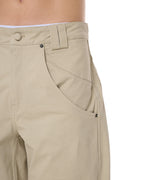 PP Buck Pants, Beige – front pocket detail