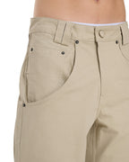 PP Buck Pants, Beige – front pocket detail