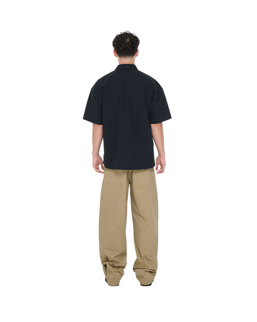 PP Buck Pants, Brown – back view on model