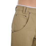 PP Buck Pants, Brown – front pocket detail