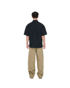 PP Strap Shirt, Black – back view on model