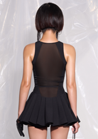 CRYSTALLINE MINI DRESS.