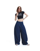 PP STRIPES PANTS - NAVY.