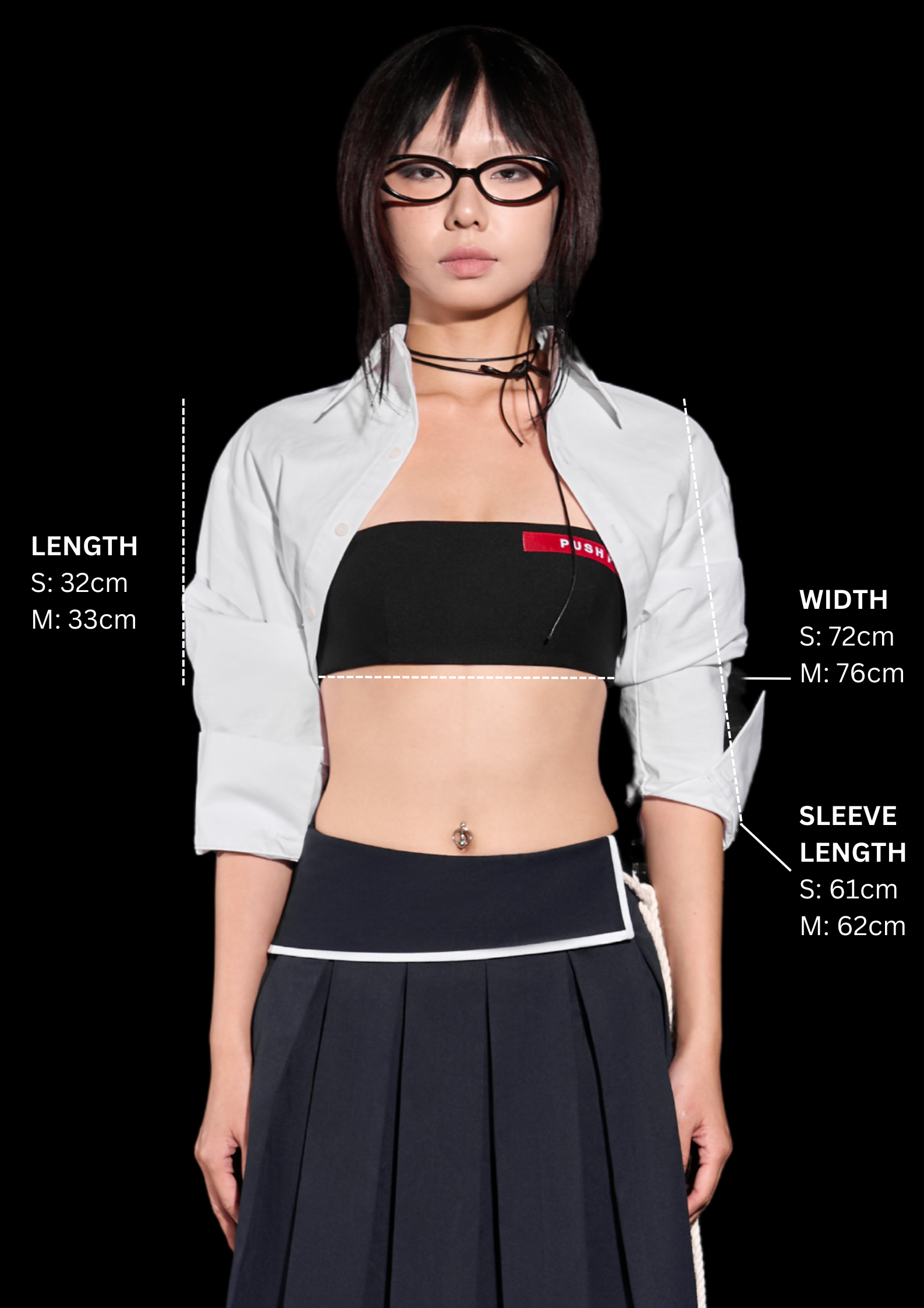 PUFFBALL CROP SHIRT.