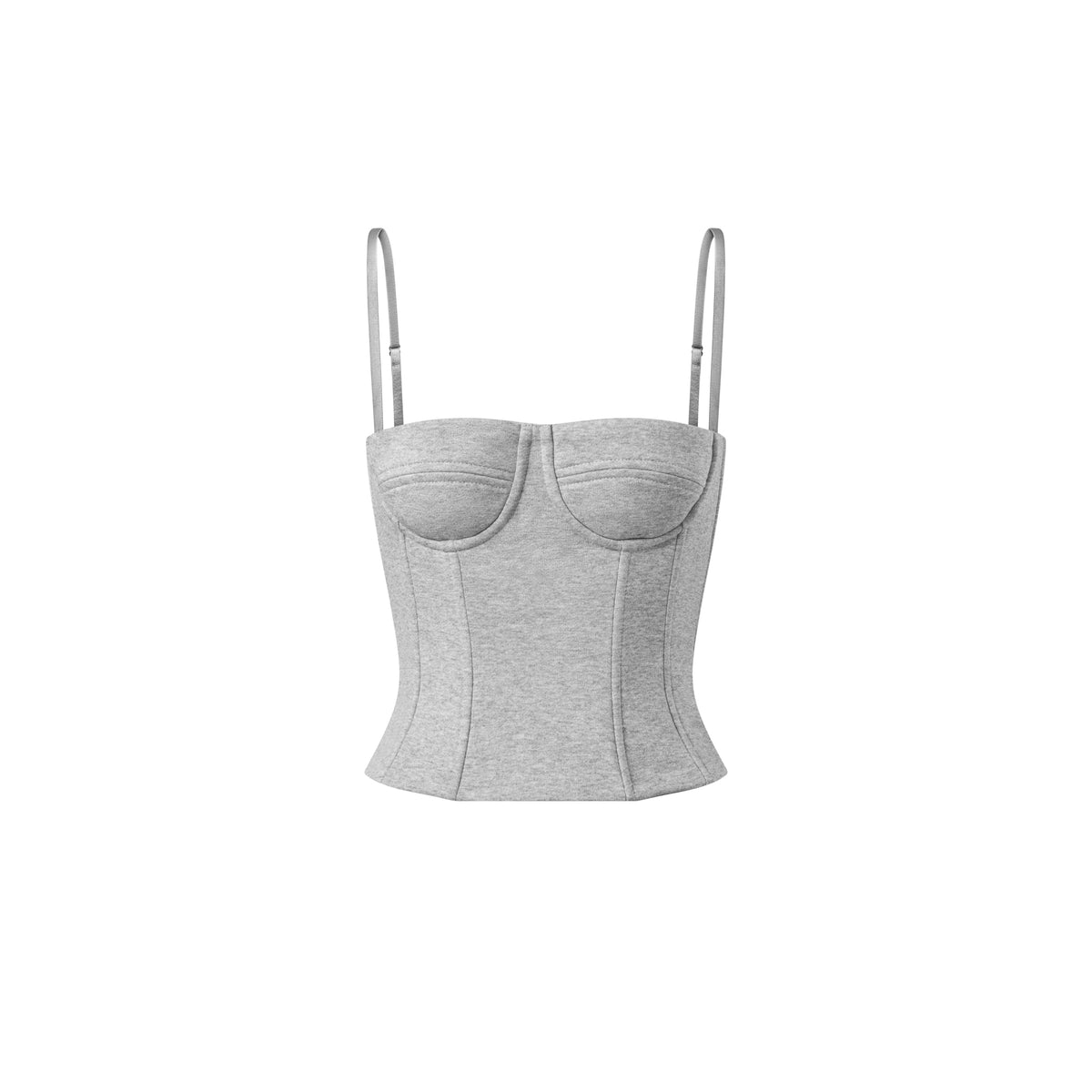 Cora Corset - Structured French Terry Top | PushPush
