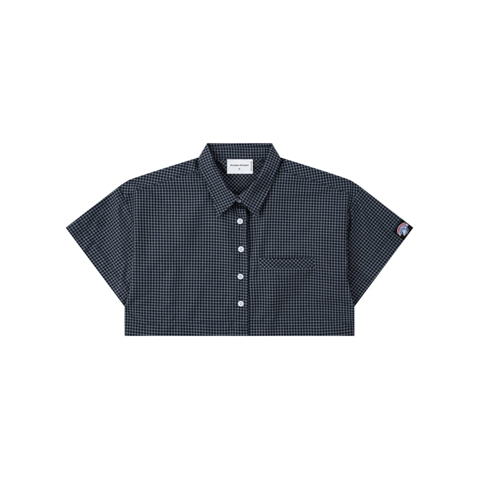 Gingham Crop Shirt - Push Push - Worldwide