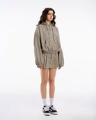 Gingham Half-Zip Hoodie - Push Push - Worldwide