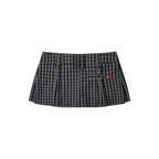 Gingham Mini Skirt - Push Push - Worldwide