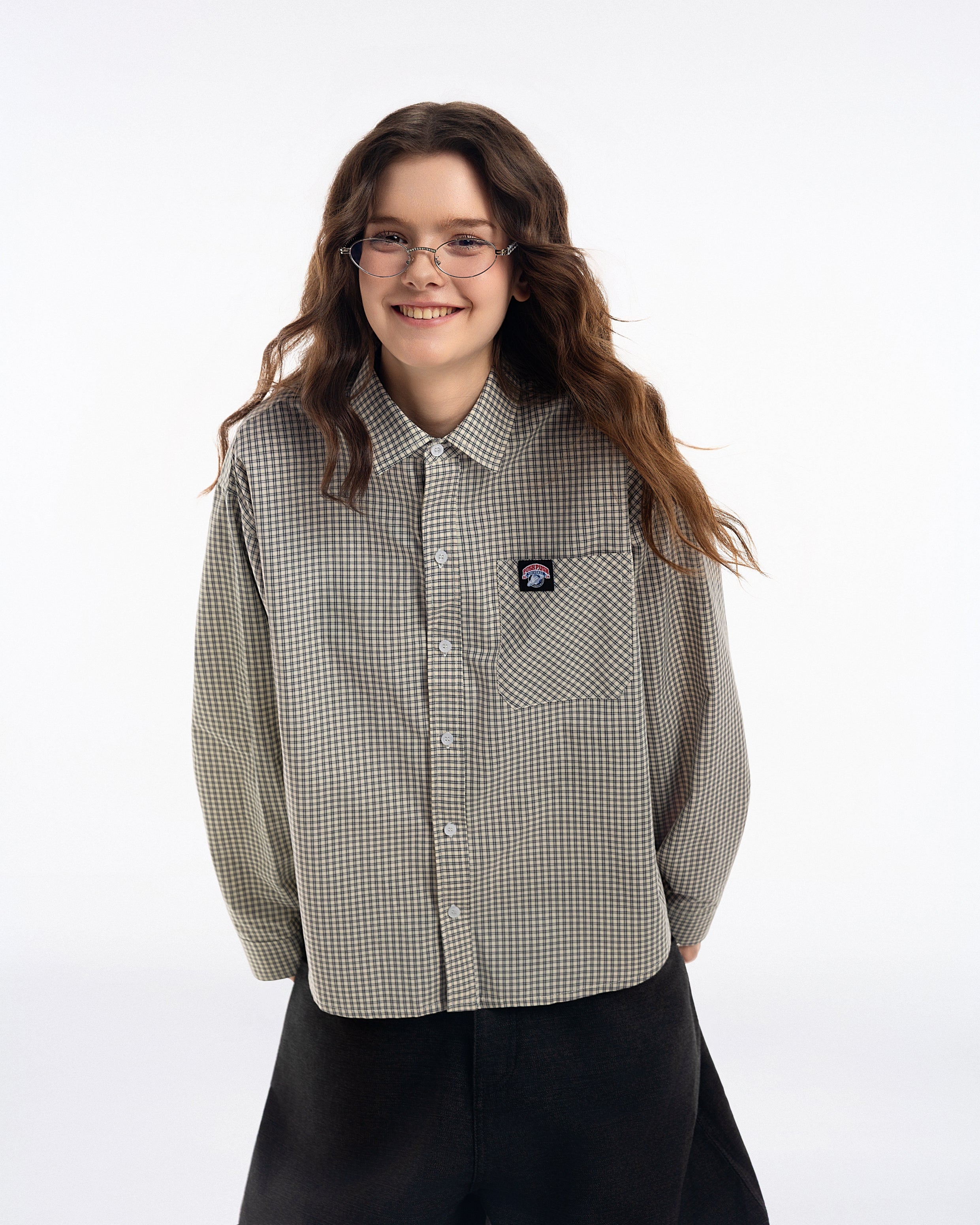 Gingham Oversize Shirt - Push Push - Worldwide