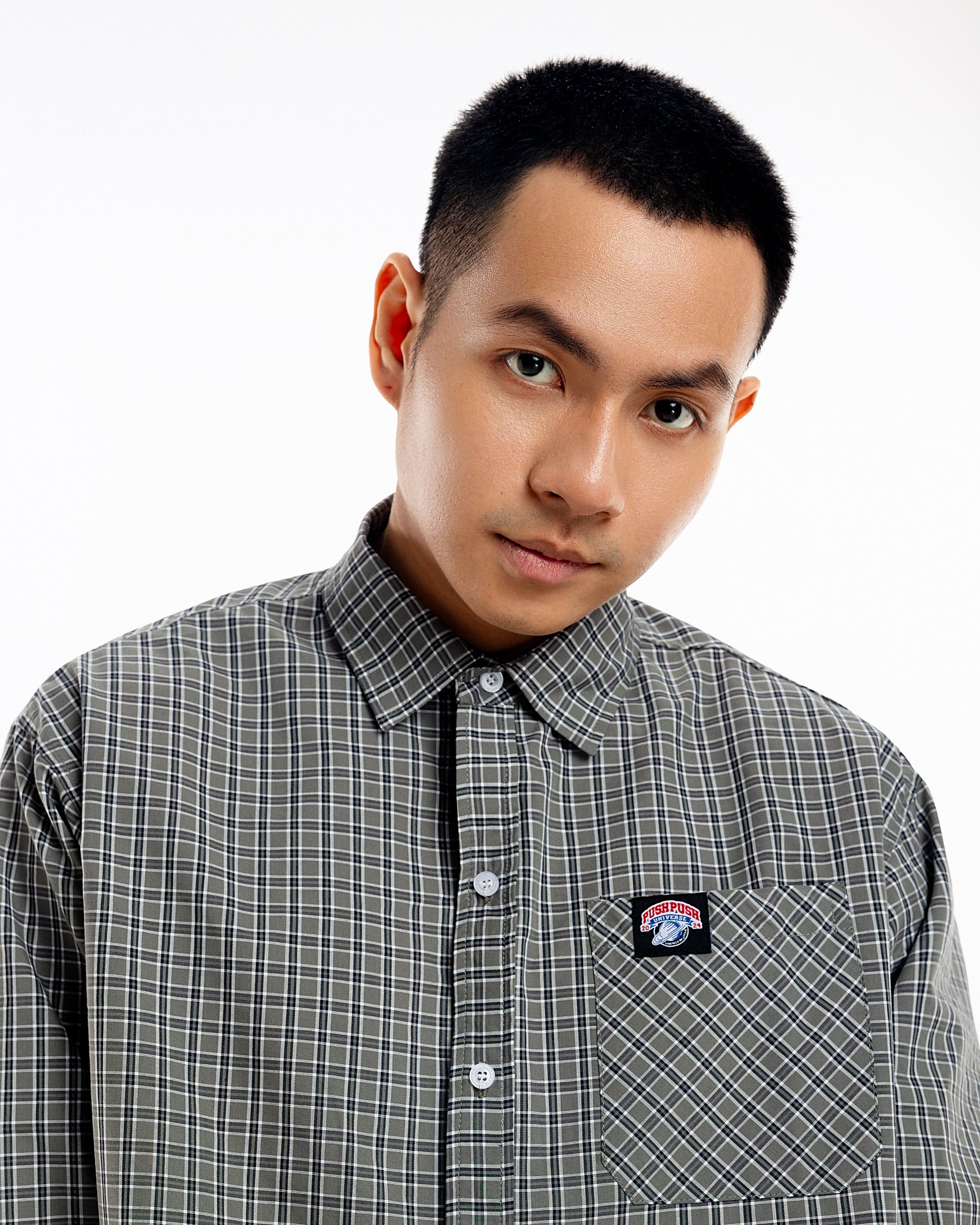 Gingham Oversize Shirt - Push Push - Worldwide