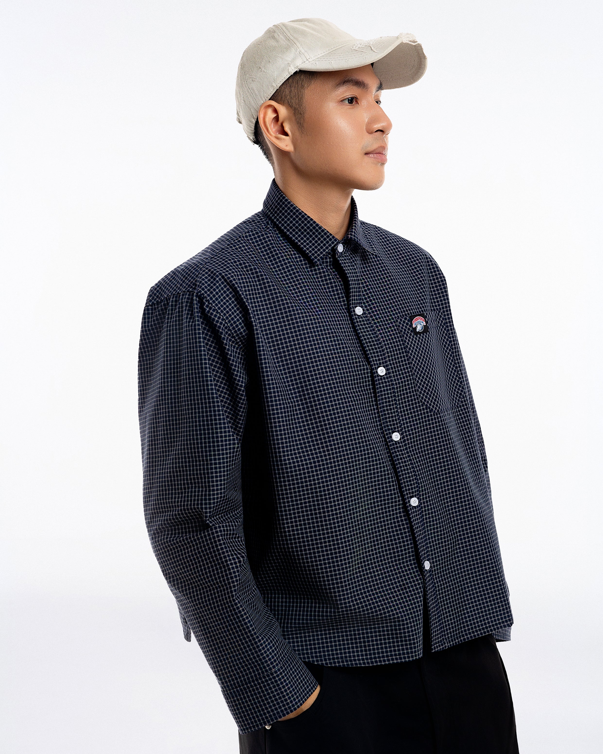 Gingham Oversize Shirt - Push Push - Worldwide