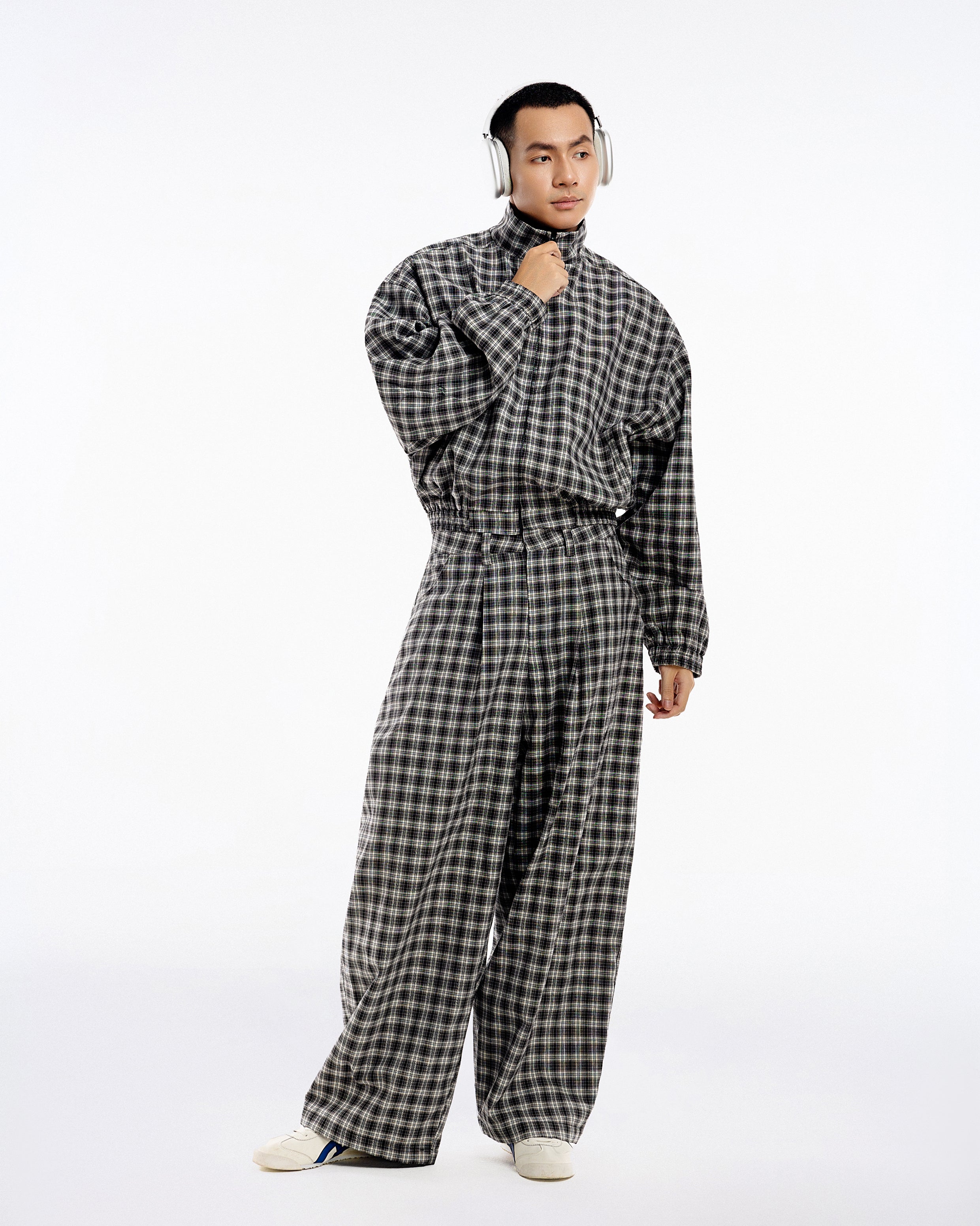 Gingham Wide Pants - Push Push - Worldwide