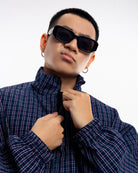 Gingham Zip Jacket - Push Push - Worldwide