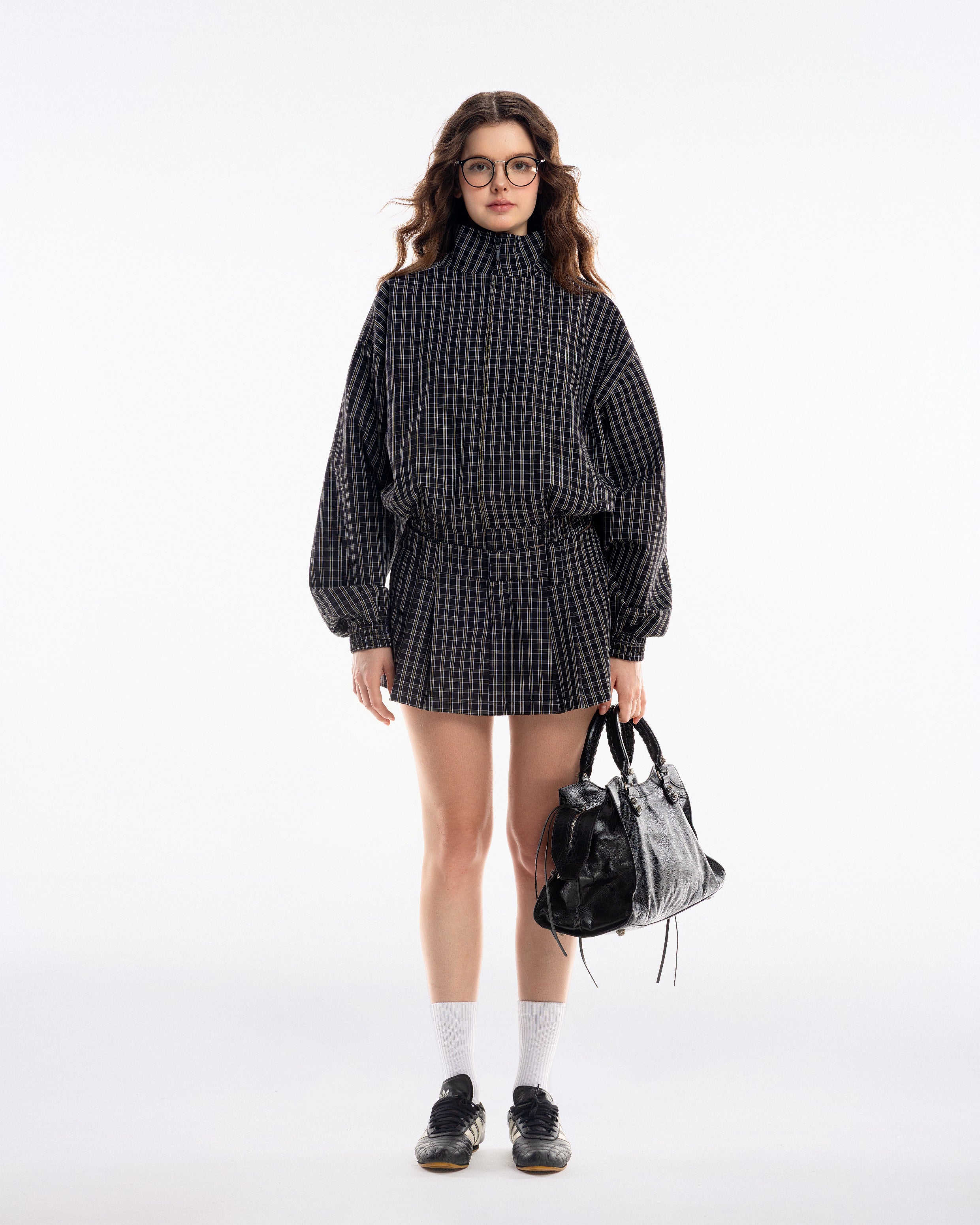 Gingham Zip Jacket - Push Push - Worldwide