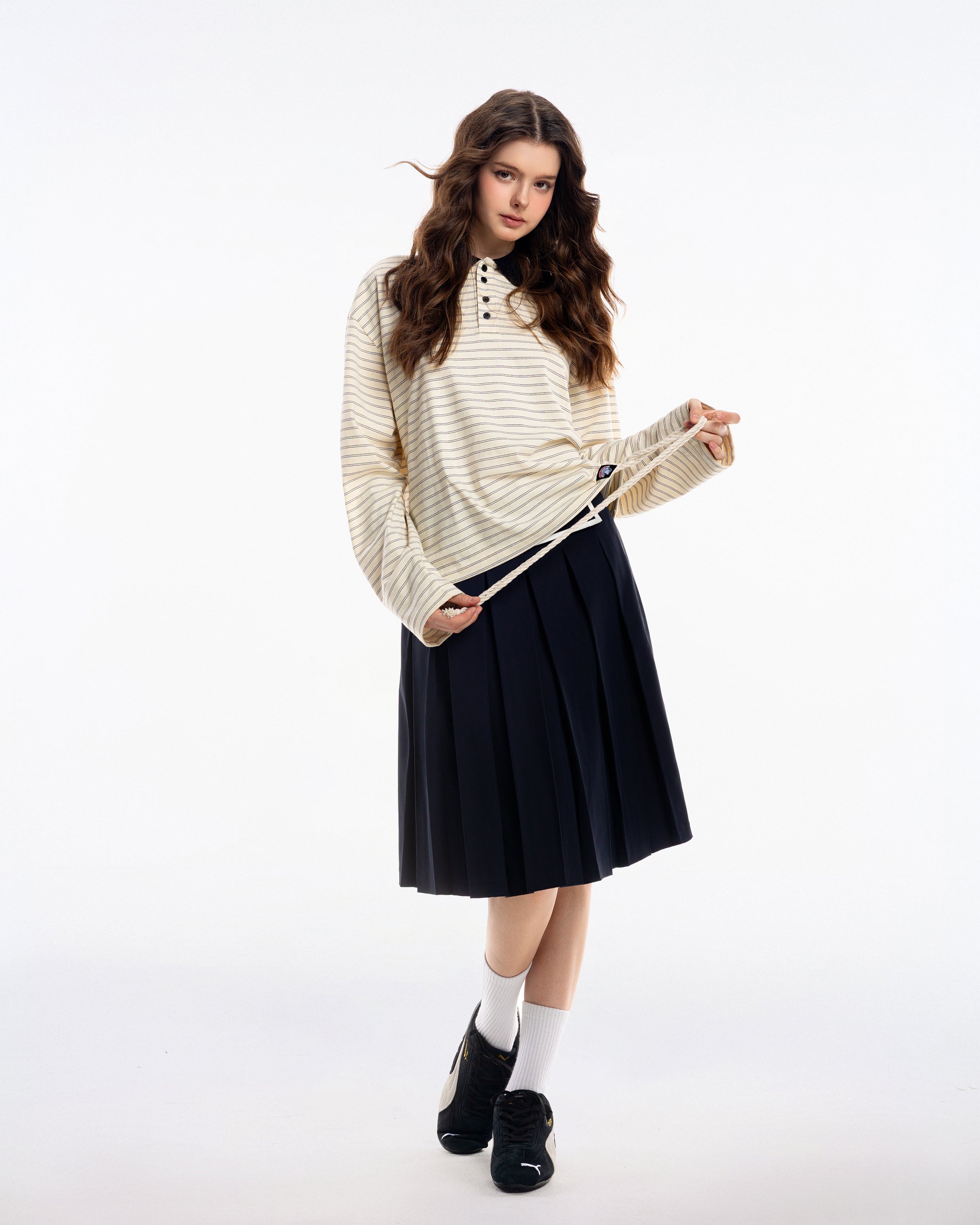 NOA Striped Polo Tee - Push Push - Worldwide