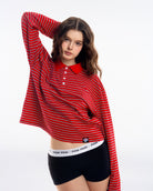 OLLY Striped Polo Tee - Push Push - Worldwide